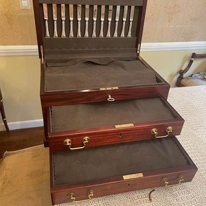 Silver plated flatware